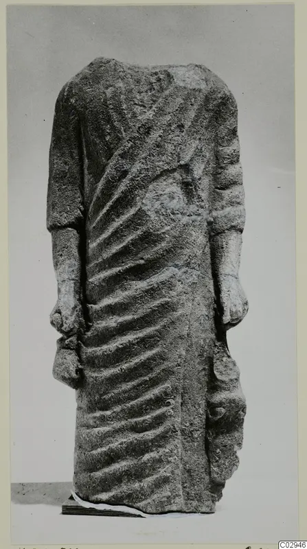 Headless limestone statue, Cypro-Greek II, from Kition