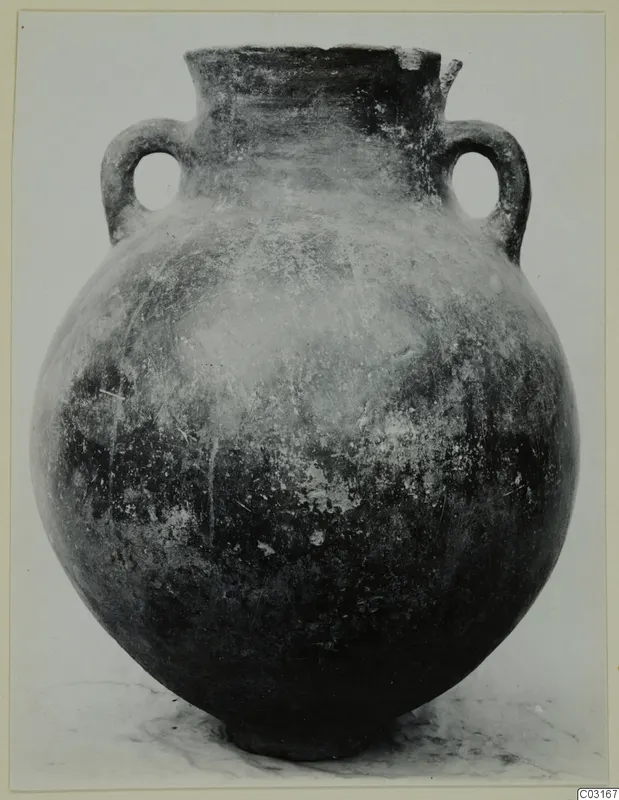 Red Polished I two-handled jar from the Vrysi tou Barba tombs at Lapithos