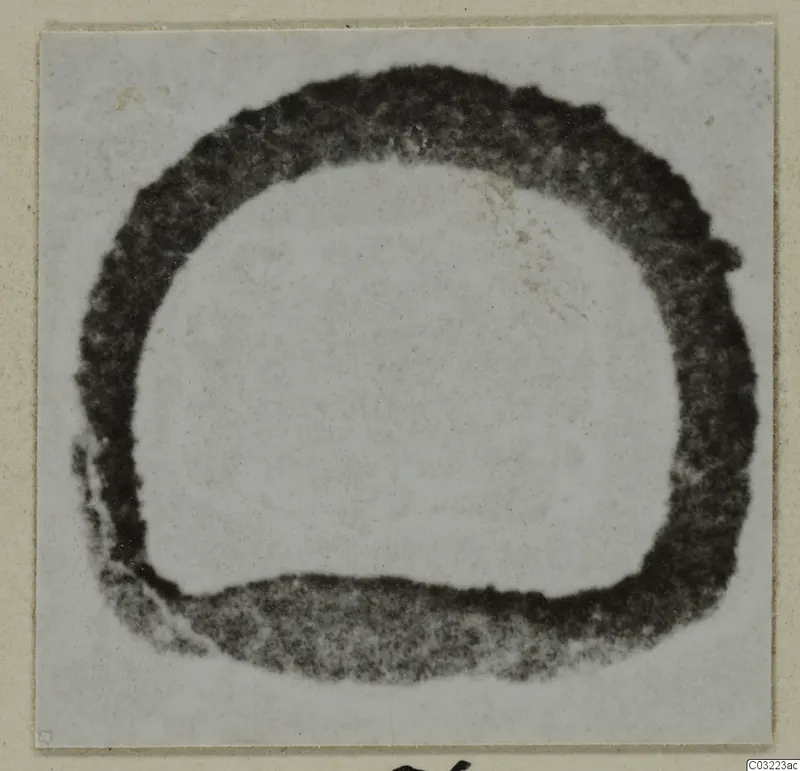Ring from Marion: a thick, dark ring shape, soft and blurred, on a pale background.