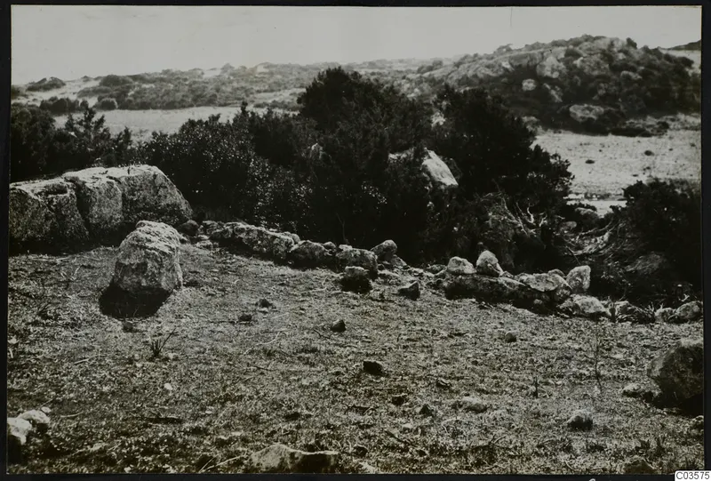 Stony hillside with scrub and boulders at Nitovikla on the Karpas Peninsula