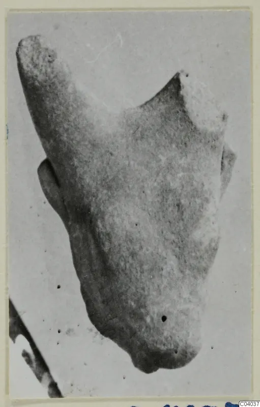 Fragment of a terracotta figure, Terracotta Minor Plastic 1 (J.51), from Idalion