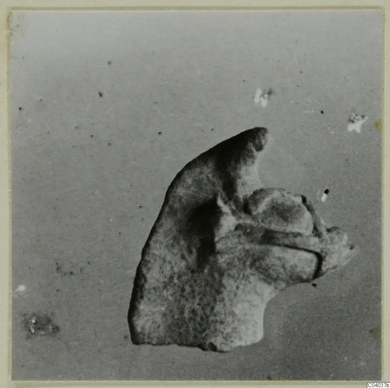 Terracotta fragment of a small plastic animal figure, probably from Idalion