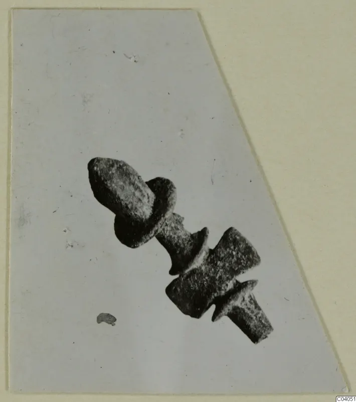 Bronze personal adornment with knobbed ends and collars, from Idalion