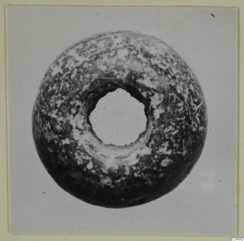 Ring-shaped jewellery piece with a large central hole, from the Idalion small finds
