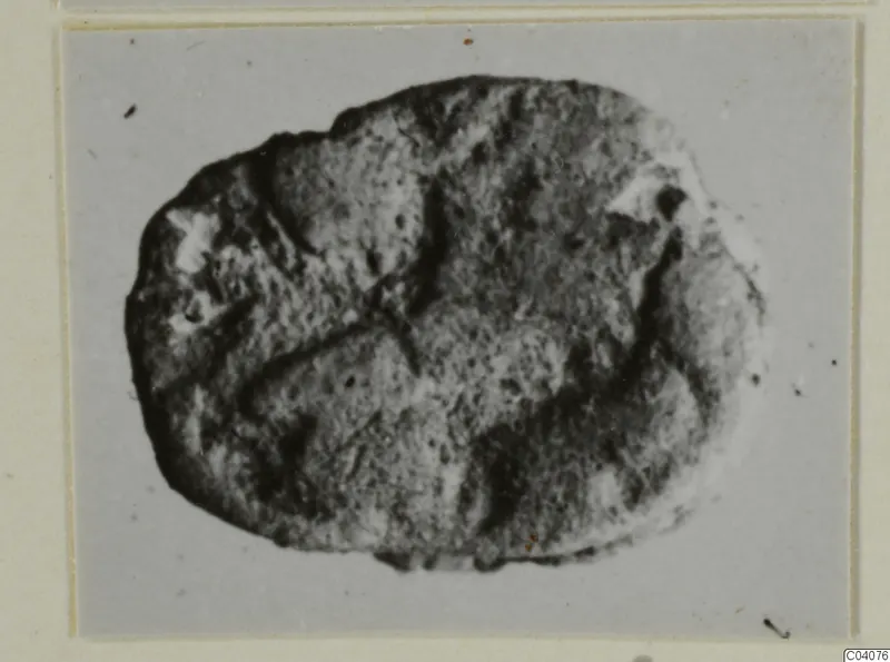 Glyptic object A.I.2613, a stone seal or gem from Ayia Irini, shown close up
