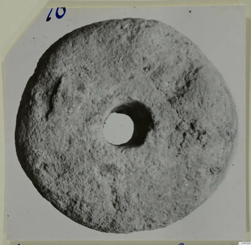 Disc-shaped object with a central hole, from Vouni
