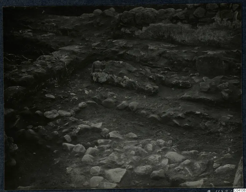Excavated stone walls and scattered rubble at Soli, Cholades Temples C-F.