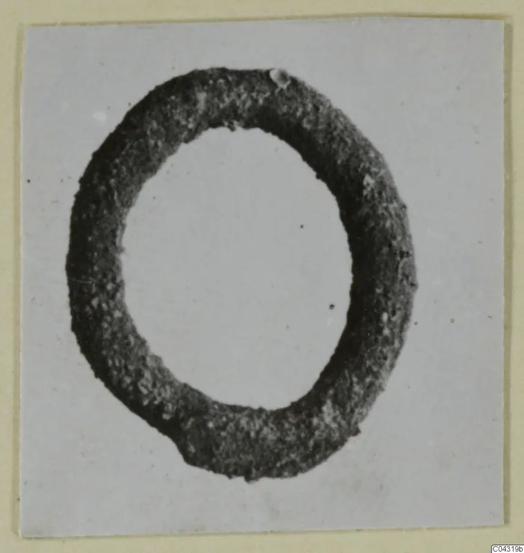 Bronze ring from Amathus, shown alone against a pale background