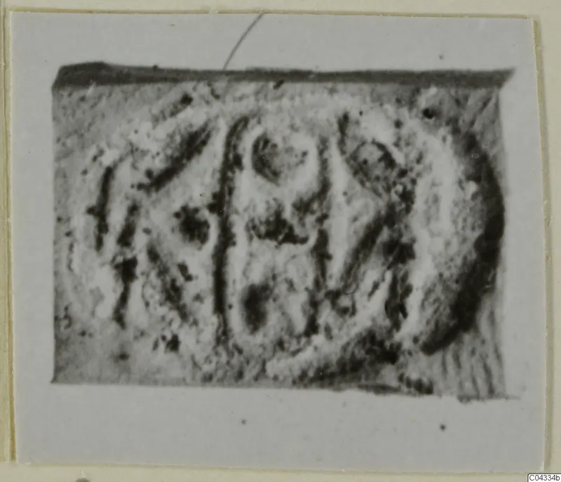 Seal or gem with an engraved design, from Ayia Irini