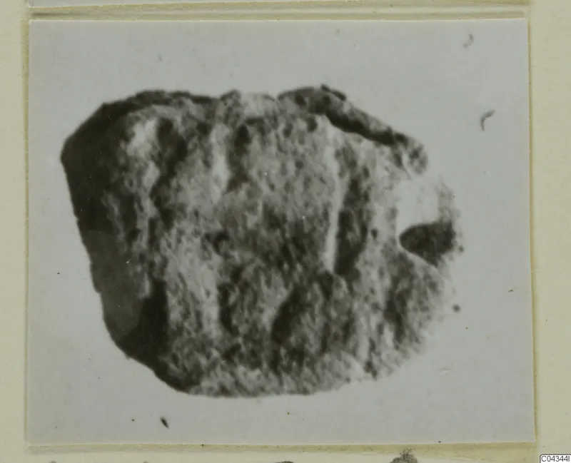 Rough, irregular stone find from Ayia Irini, recorded as glyptic