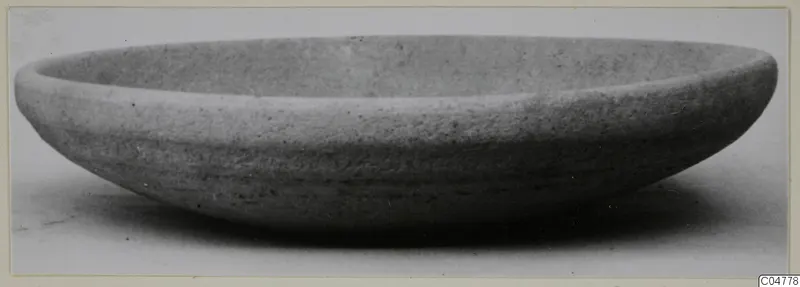 Shallow bowl from Amathus, seen from the side.