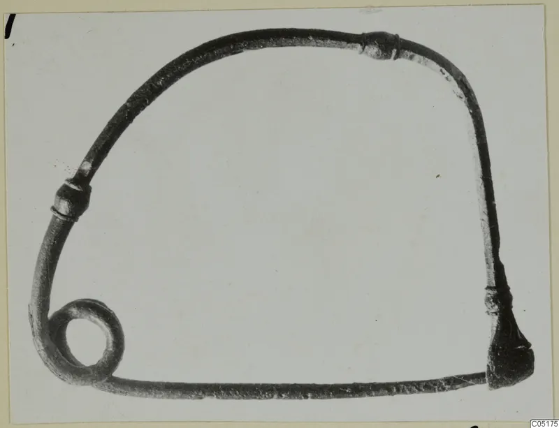 Bronze personal adornment with a loop, from Lapithos