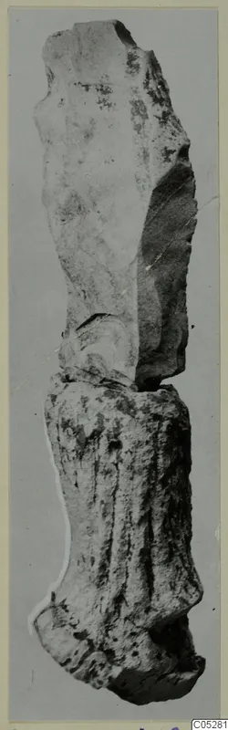 Knife blade and handle from Petra tou Limniti.