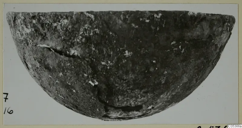 Bowl from Amathus, shown in close view against a pale card background