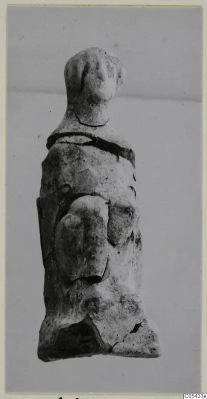 Terracotta figurine, Minor Plastic 2, from Marion, with a broken base