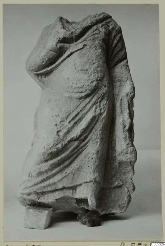 Headless draped sculpture from Mersinaki.