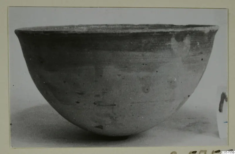 Cypro-Hell. II bowl seen from the side, with a deep rounded body and a wide flared rim