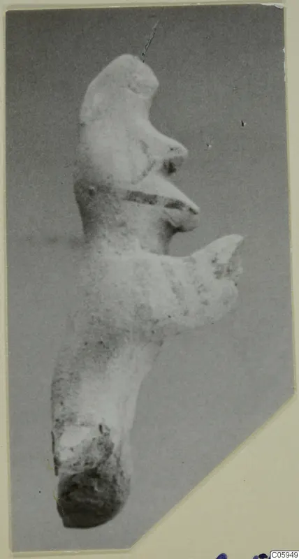 Small terracotta figurine, Minor Plastic 3, from Idalion, with one arm bent outward