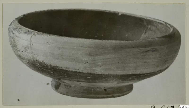 Cypro-Hell. I bowl: a shallow bowl with a flaring rim and a short ring foot, seen against a pale background