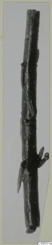 Bronze rod fragment with small projections, from Vouni