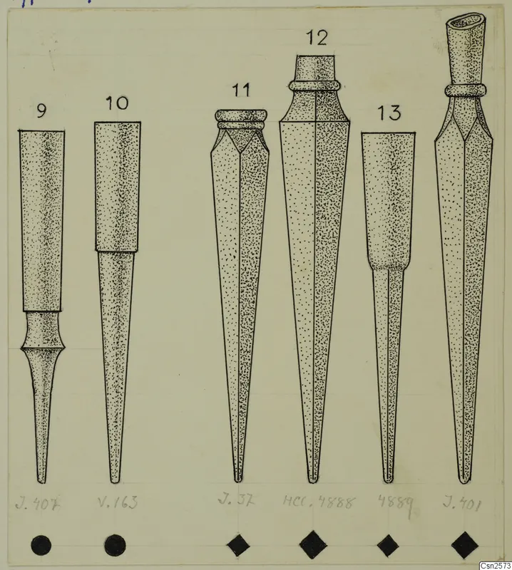 Bronze Weapons (J. 407 V.163 J.37 HCC. 4888 HCC.4889 J. 401)