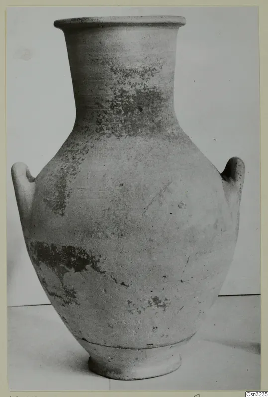 Pottery Plain White VII, amphora (M.34.36)