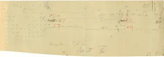 Field drawing: Section V, profile between E and Z