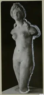 Marble statue of a nude woman, perhaps Aphrodite, found at Soli; arms and lower legs missing