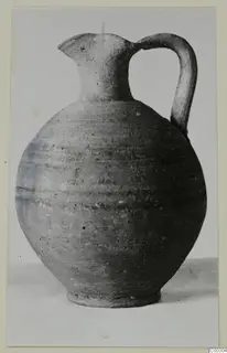 Jug with a single handle, catalogued as Pottery Bichrome II, from the Kastros tombs at Lapithos