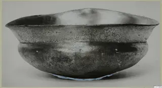 Silver bowl from Vouni, seen from the side
