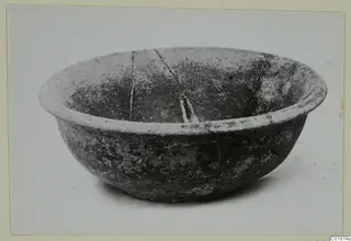 Pottery bowl with a flared rim, Red Slip I_III - V_VII, from Marion