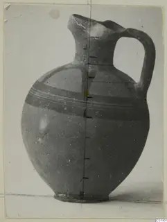 Pottery White Painted I - II jug from Lapithos, Kastros tombs