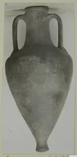 Pottery Plain White VII, a tall two-handled vessel from Vouni