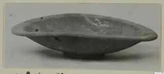 Pottery Plain White VII, a shallow bowl with a flared rim and low ring base