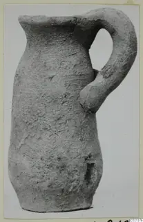 Pottery Plain White VII jug with a single loop handle, shown against a white background