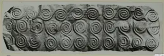 Embossed diadem strip with rows of spiral motifs, from Enkomi