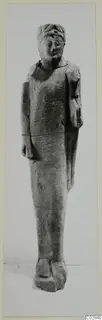 Limestone statue of a standing figure, a find from Kition