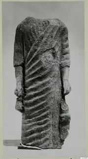 Headless limestone statue, Cypro-Greek II, from Kition