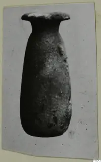 Alabastron, a stone vessel with a flared rim and elongated body, from tombs 1–30 at Marion