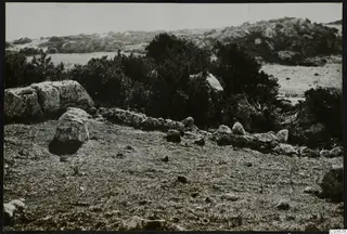 Stony hillside with scrub and boulders at Nitovikla on the Karpas Peninsula