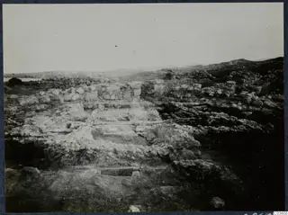 Excavated stone walls and foundations at Soli, Cholades temples, with low ruined masonry across the site