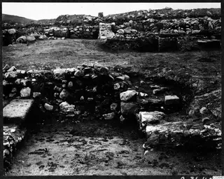 Excavated walls of rubble and squared stones at Soli, Cholades Temples A-B