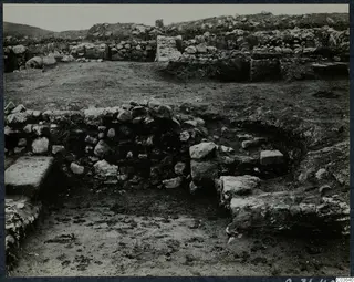 Excavated stone walls and scattered blocks at Soli, Cholades Temples A-B