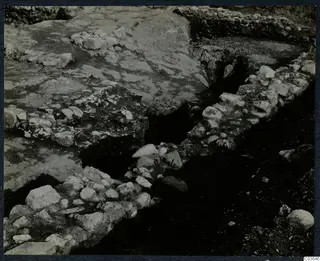 Excavated stone walls and foundations at Soli, Cholades Temples A-B.