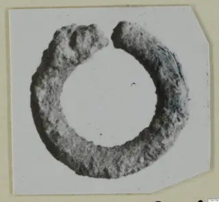 Ring-shaped find from Arsos, with an open gap at the top