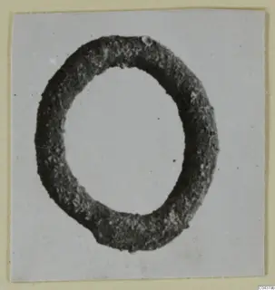 Bronze ring from Amathus, shown alone against a pale background