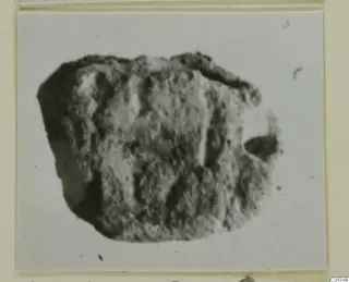 Rough, irregular stone find from Ayia Irini, recorded as glyptic
