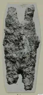 Heavily corroded iron object, probably arrow-heads, from Amathus tomb 2-26