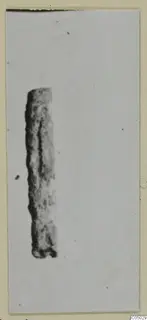 Bronze personal adornment from Lapithos, a narrow rod-like object
