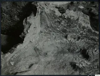 Excavation at Cholades, Soli, with stones lying among the excavated ground